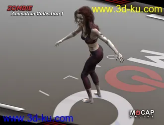 3D打印模型Zombie Animation Collection P1 - Victoria 8的图片