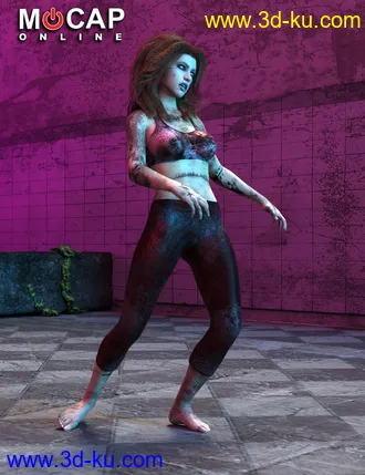 3D打印模型Zombie Animation Collection P1 - Victoria 8的图片