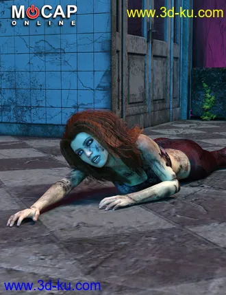 3D打印模型Zombie Animation Collection P1 - Victoria 8的图片