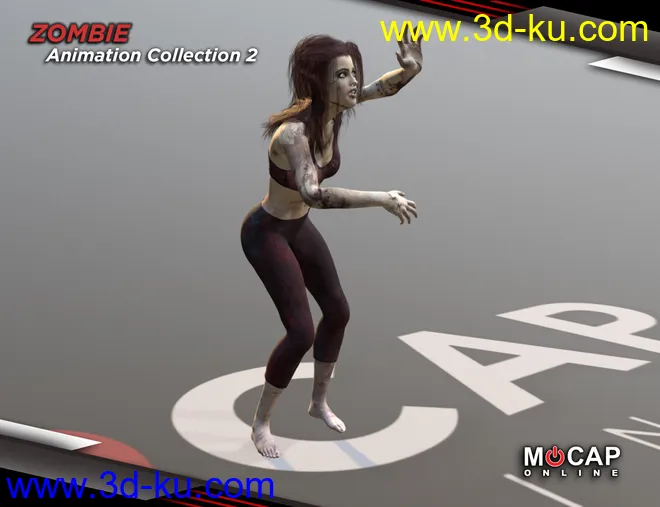 Zombie Animation Collection P2 - Victoria 8模型的图片2