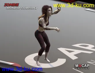 3D打印模型Zombie Animation Collection P2 - Victoria 8的图片