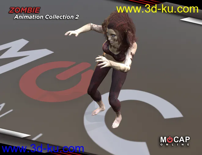 Zombie Animation Collection P2 - Victoria 8模型的图片4