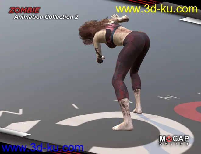 Zombie Animation Collection P2 - Victoria 8模型的图片7