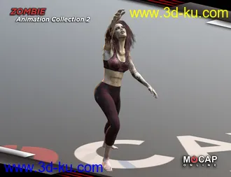 3D打印模型Zombie Animation Collection P2 - Victoria 8的图片