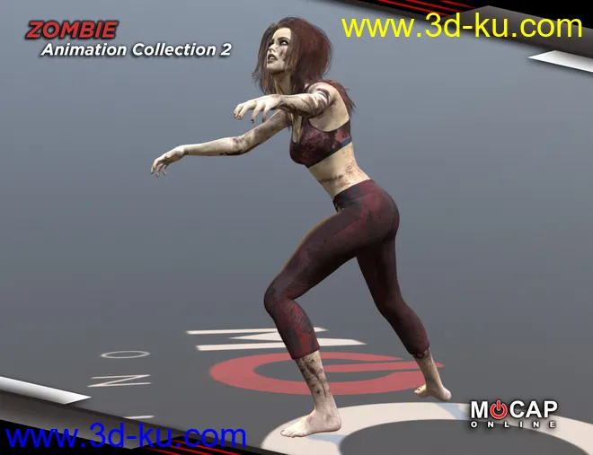 Zombie Animation Collection P2 - Victoria 8模型的图片13