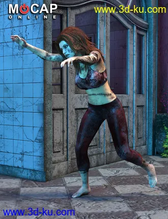 3D打印模型Zombie Animation Collection P2 - Victoria 8的图片