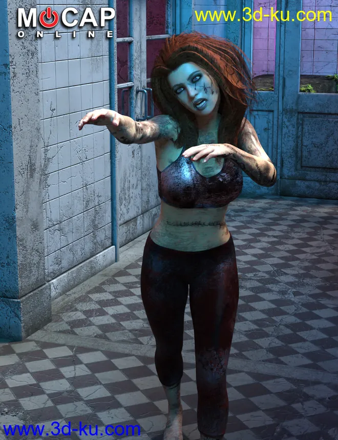 Zombie Animation Collection P2 - Victoria 8模型的图片19