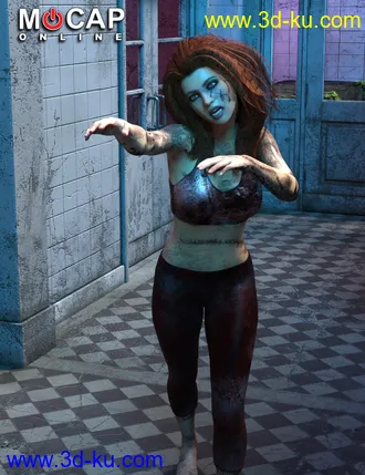 3D打印模型Zombie Animation Collection P2 - Victoria 8的图片