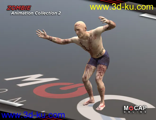 Zombie Animation Collection P2 for Michael 8模型的图片2