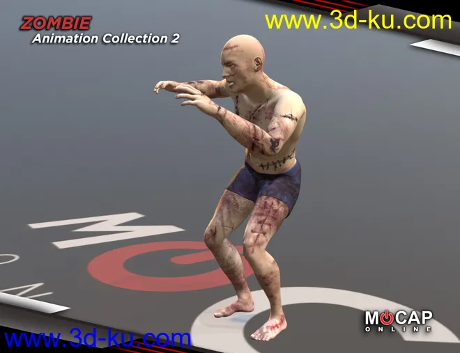 Zombie Animation Collection P2 for Michael 8模型的图片3