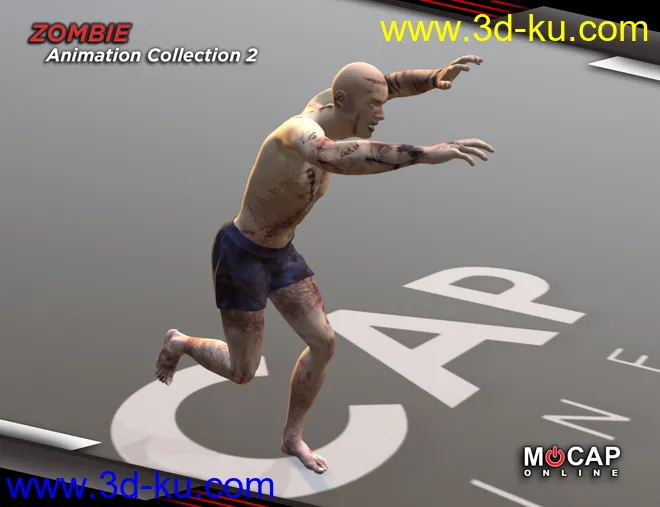 Zombie Animation Collection P2 for Michael 8模型的图片7