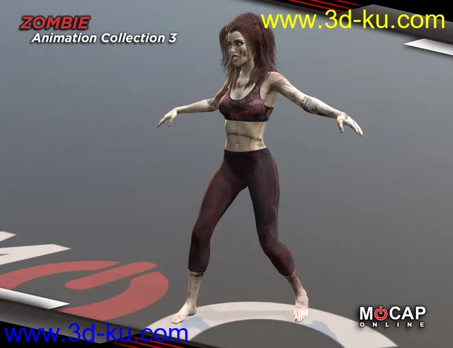 Zombie Animation Collection P3 - Victoria 8模型的图片2