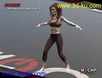 3D打印模型Zombie Animation Collection P3 - Victoria 8的图片
