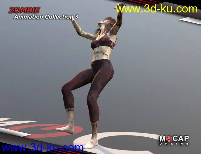 Zombie Animation Collection P3 - Victoria 8模型的图片3