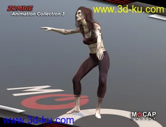 3D打印模型Zombie Animation Collection P3 - Victoria 8的图片