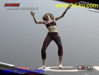 3D打印模型Zombie Animation Collection P3 - Victoria 8的图片