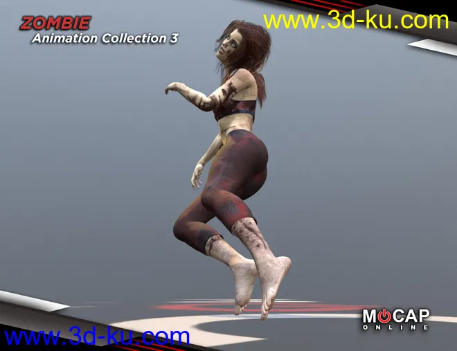 Zombie Animation Collection P3 - Victoria 8模型的图片10