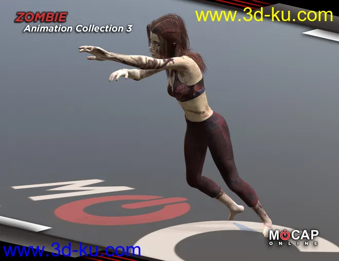 Zombie Animation Collection P3 - Victoria 8模型的图片13