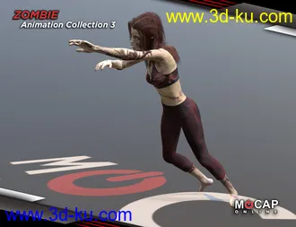 3D打印模型Zombie Animation Collection P3 - Victoria 8的图片