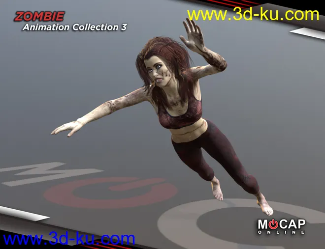 Zombie Animation Collection P3 - Victoria 8模型的图片15