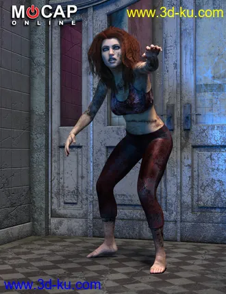 3D打印模型Zombie Animation Collection P3 - Victoria 8的图片