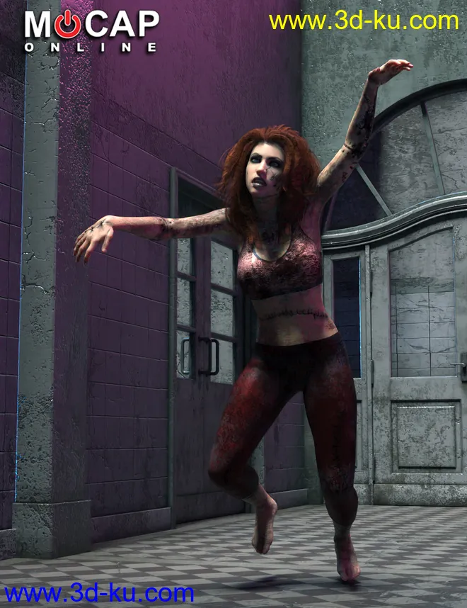 Zombie Animation Collection P3 - Victoria 8模型的图片18