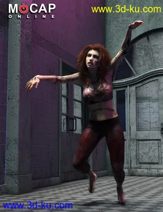 3D打印模型Zombie Animation Collection P3 - Victoria 8的图片