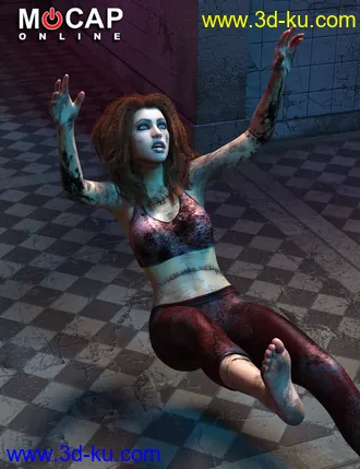 3D打印模型Zombie Animation Collection P3 - Victoria 8的图片