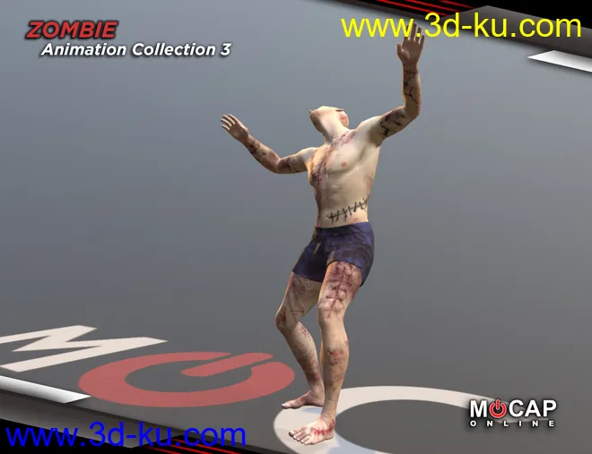 Zombie Animation Collection P3 for Michael 8模型的图片2
