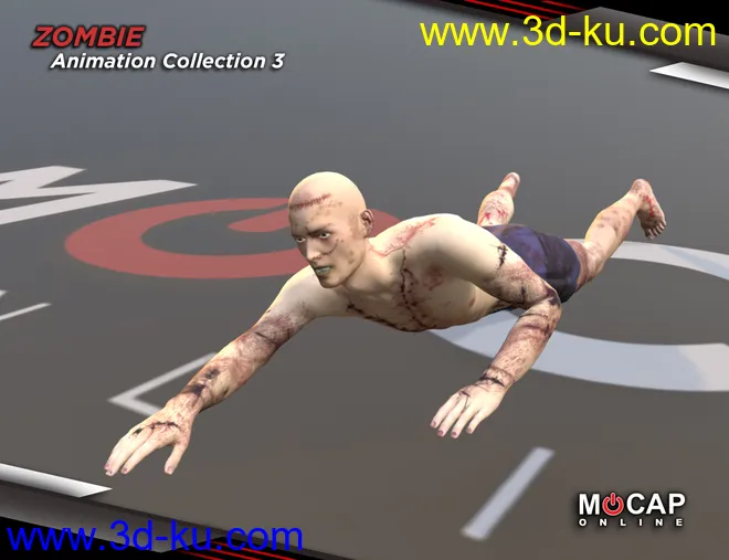 Zombie Animation Collection P3 for Michael 8模型的图片3