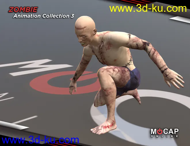 Zombie Animation Collection P3 for Michael 8模型的图片4
