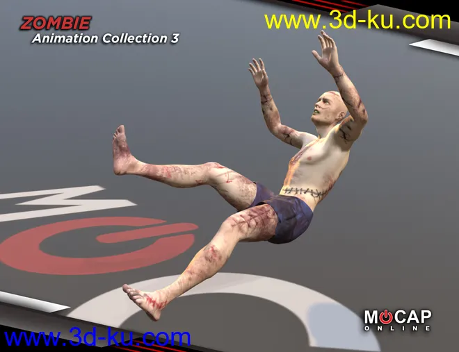Zombie Animation Collection P3 for Michael 8模型的图片5