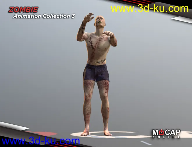 Zombie Animation Collection P3 for Michael 8模型的图片9