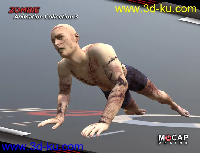 Zombie Animation Collection P3 for Michael 8模型的图片10