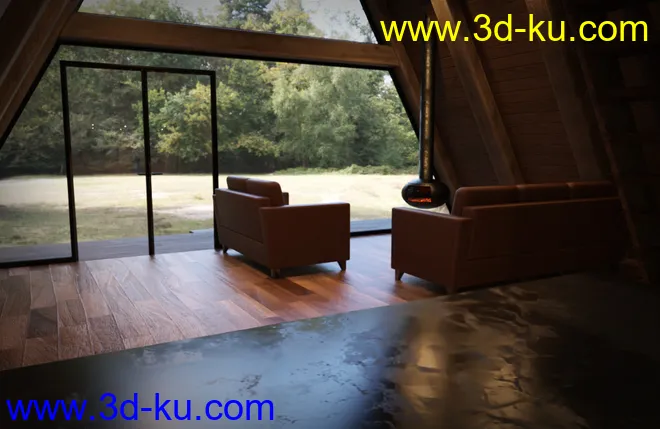 A-Frame Cabin模型的图片5