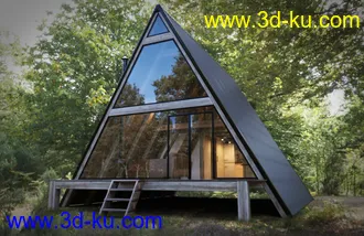 3D打印模型A-Frame Cabin的图片