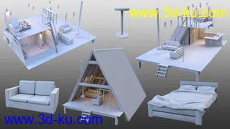 3D打印模型A-Frame Cabin的图片