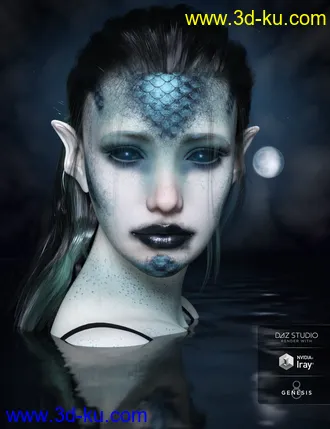 3D打印模型Agaope for Genesis 8 Female的图片