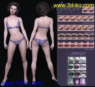 3D打印模型Agaope for Genesis 8 Female的图片