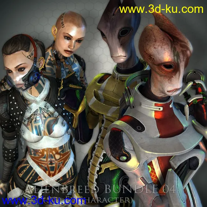 AlienBreed Bundle 04模型的图片1