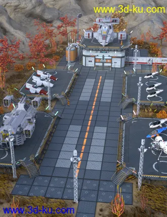 3D打印模型Alpha Airdrome的图片