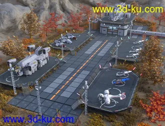 3D打印模型Alpha Airdrome的图片