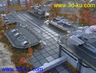 3D打印模型Alpha Airdrome的图片