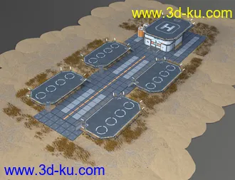 3D打印模型Alpha Airdrome的图片