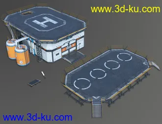 3D打印模型Alpha Airdrome的图片