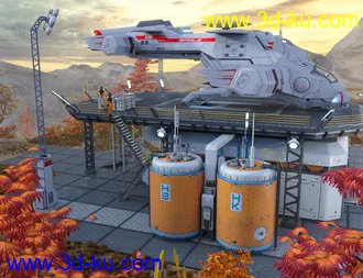 3D打印模型Alpha Airdrome的图片