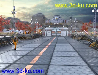 3D打印模型Alpha Airdrome的图片