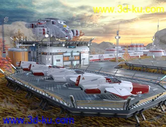 3D打印模型Alpha Airdrome的图片