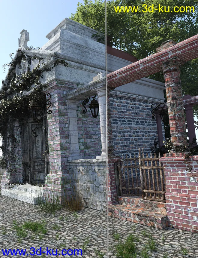 Ancient Stones - Masonry, Stone and Brickwork Shaders for DS and Iray模型的图片1