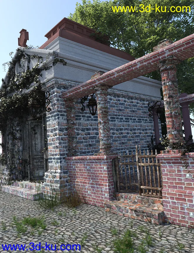 Ancient Stones - Masonry, Stone and Brickwork Shaders for DS and Iray模型的图片7